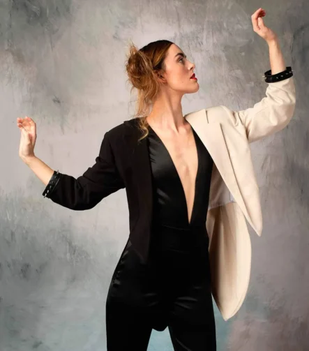 Chaqueta bicolor