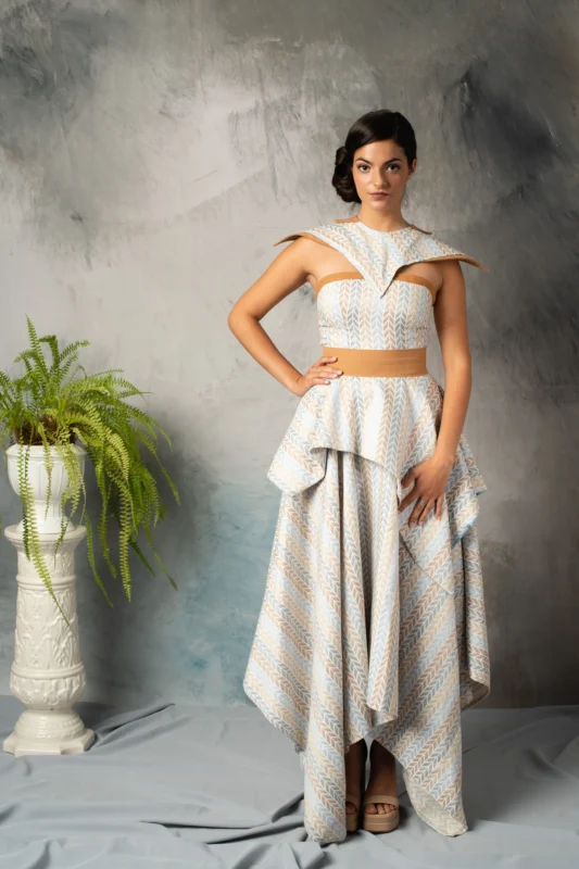 Vestido geométrico