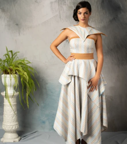 Vestido geométrico